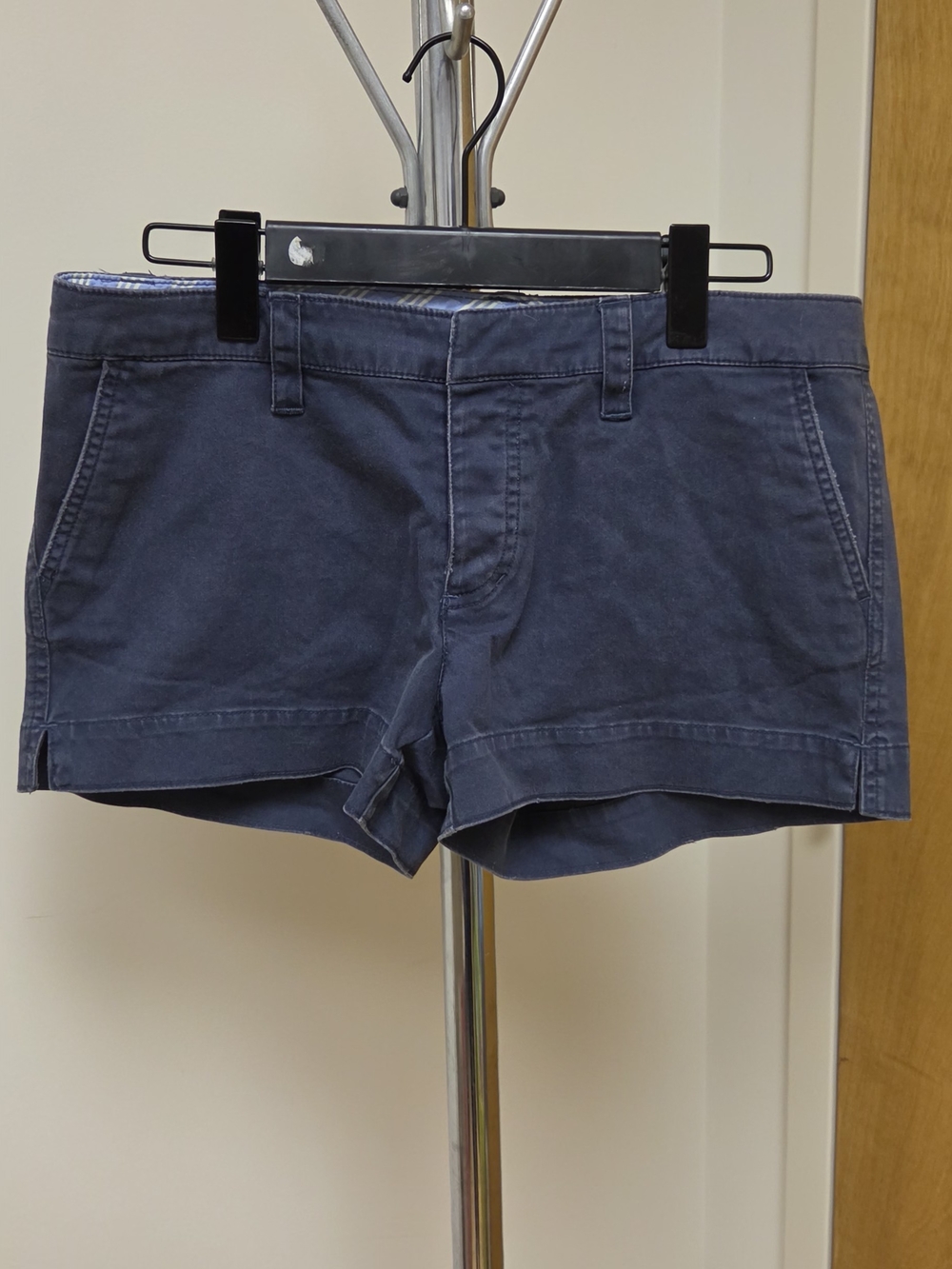 American Eagle Outfitters Dark Navy Cotton Jean Shorts
